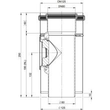 Atec Kontroll-Rohr PolyClassic konzentrisch,, DN 80/125