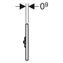 Geberit Elektronische Urinalsteuerungen HyTronic IR, Design Sigma01, hochglanz-verchromt