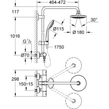 GROHE Brausestangenset Euphoria System 180