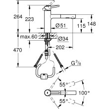 Grohe Einhandmischer Spültisch Concetto