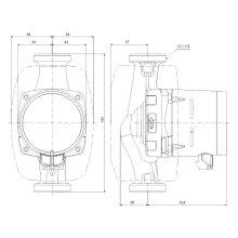 Grundfos Heizungspumpe ALPHA 2/25-60/180mm