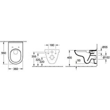 Villeroy & Boch Combi-Pack Wand-Tiefspül-WC O. NOVO