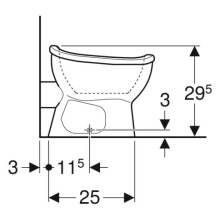 Geberit Stand-Tiefspül-WC Baby