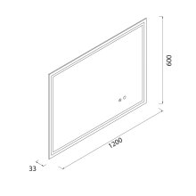 Salgar CHICAGO Spiegel II 1200 LED