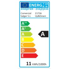 Salgar Spiegel Up & Down 800 LED