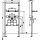 Sanit Waschtisch-Element INEO mit Wasserzähler-Modul BH1120