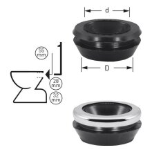 Original Mület-Trumpf WC-Verbinder für Euro-WC Schmidt