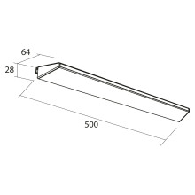 Salgar BOREAL Leuchte 500 WEIß, LED-Leuchte