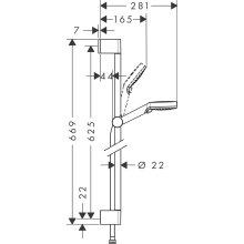 Hansgrohe CROMETTA Brausestangenset  Vario