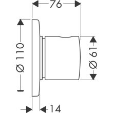 Hansgrohe Ab- und Umstellventil S Trio/Quattro