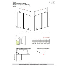 Puk Naab Badewannenaufsatz Links 1290-1300