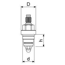 Schlösser Sanitäroberteil 3/8"