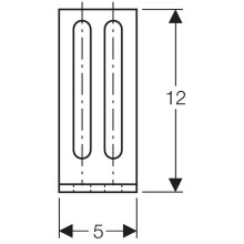 Geberit GIS Montagewinkel lang, 12 cm