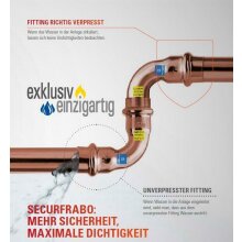 1/2x18mm Einsteckstück mit A Gewinde aus Rotguss Kombifitting Frabo DVGW