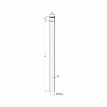 PoloPlast POLO KAL XS Rohr DN 50, 750mm