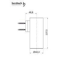 Herzbach DEEP BLACK Zahnbürstenhalter