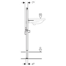 Geberit Duofix Basic Waschtisch-Element für Einlocharmatur