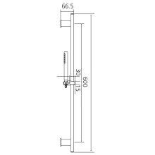 Beitz & Walz AQVADESIGN Brauseset 60cm oval chrom