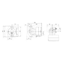 Grundfos Heizungsumwälzpumpe MAGNA3 32-60, Rp 1 1/4", 180 mm