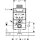 Geberit GIS WC-Element mit Omega UP-Spülkasten, Bauhöhe 870 mm