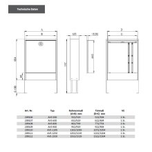 Herotec Verteilerschrank Aufputz AVS 800