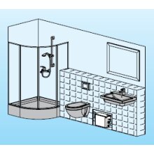 Homa Saniflux V WC - Kleinhebeanlage / Vorwandinstallation