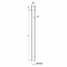 PoloPlast POLO KAL XS Rohr DN 32, 500mm