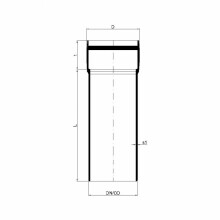 PoloPlast POLO KAL XS Rohr DN 110, 250mm