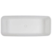 Schröder Badewanne Designwanne Golem OR 160 S 160x75,5x44,5/56,5 cm cremeweiß matt