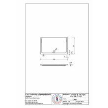 Schröder Rechteck Duschwanne Arenal E 150x90x2,5 cm weiß