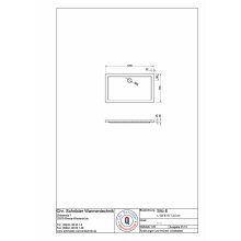 Schröder Rechteck Duschwanne Sito E 120x70x2,5 cm weiß