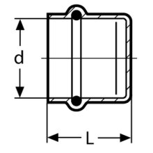 12mm Verschlusskappe  Kombifitting Frabo DVGW