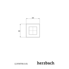 Herzbach Neo Castell Unterputzventil und Zwei- oder Dreiwegeumsteller