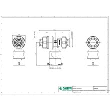 Caleffi 573 Systemtrenner Typ CA 3/4"