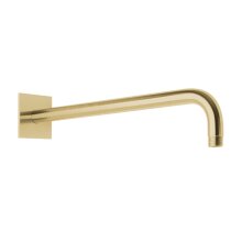 Herzbach DESIGN IX PVD Wandarm seven square für Regenbrause 450mm Brass