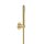 Herzbach DESIGN IX PVD Wannenset mit Konushalter seven round 1250mm Brass