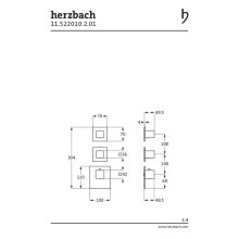 Herzbach LOGIC XL 2 Farbset für Universal-Thermostat-Modul eckig