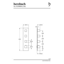 Herzbach LOGIC XL 3 Farbset für Universal-Thermostat-Modul eckig