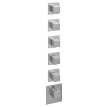 Herzbach LOGIC XL 5 / 5+ Farbset für Universal-Thermostat-Modul Edelstahl gebürstet