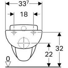 Geberit Wand-Tiefspül-WC Kind 535mm Ausladung weiß