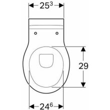 Geberit Wand-Tiefspül-WC Kind 535mm Ausladung weiß