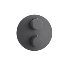 Herzbach DEEP Grey Unterputz Thermostat round für 1 Verbraucher