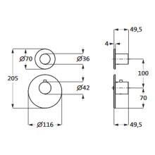 Herzbach DEEP Grey LOGIC XL 1 / XL 1+ Farbset für Universal-Thermostat-Modul