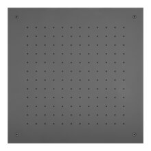 Herzbach DEEP Grey Regenbrause square 500 mm