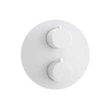 Herzbach DEEP White Unterputz Thermostat round für 1 Verbraucher