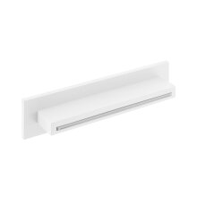 Herzbach DEEP White Schwall-Wandauslauf XL für Wand-Aufputzmontage