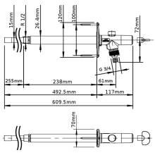 Kemper Frosti Außenarmatur frostsicher DN 15