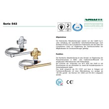 Caleffi Thermische Ablaufsicherung mit zweifacher Fühlersicherung 3/4"