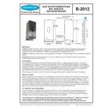 Bobrick Sensor - Seifen- Desinfektionspender SP