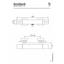 Herzbach CEO Thermostat-Brausebatterie Aufputz soft, Edelstahl